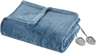 Thumbnail 5: Beautyrest Beautyrest Heated Plush Blanket 