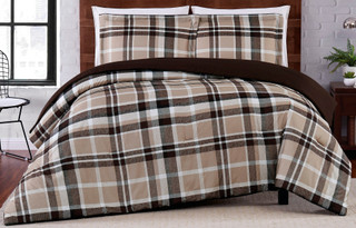 Thumbnail 20: Truly Soft Truly Soft Paulette Plaid Stripe Quilt Set 