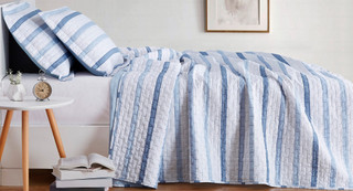 Thumbnail 12: Truly Soft Truly Soft Waffle Stripe Quilt Set 