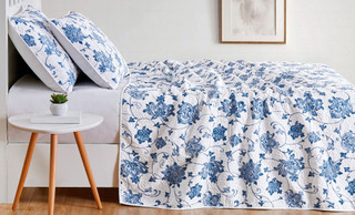Thumbnail 20: Cottage Classics Cottage Classics Estate Bloom Quilt Set 