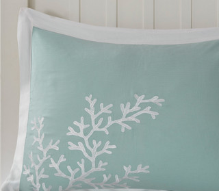 Thumbnail 18: Harbor House Harbor House Coastline Aqua 5-pc. Duvet Cover Set 