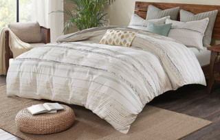 Thumbnail 3: Ink + Ivy Ink & Ivy Nea Cotton Printed Duvet Cover Set 