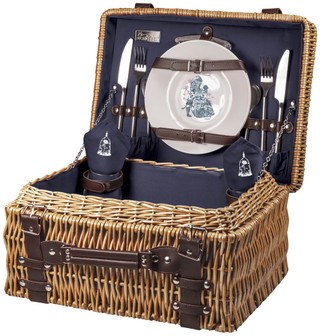 Thumbnail 2: Picnic Time Picnic Time Disney Beauty & The Beast Champion Picnic Basket 