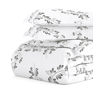 Thumbnail 16: Home Collections Home Collections Premium Soft Simple Vines Duvet Cover Set 