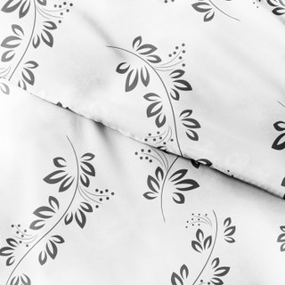 Thumbnail 12: Home Collections Home Collections Premium Soft Simple Vines Duvet Cover Set 