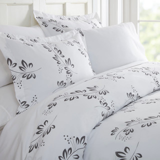 Thumbnail 4: Home Collections Home Collections Premium Soft Simple Vines Duvet Cover Set 