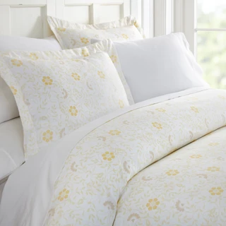 Thumbnail 4: Home Collections Home Collections Premium Soft Spring Vines Duvet Cover Set 