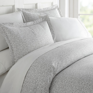 Thumbnail 4: Home Collections Home Collections Premium Soft Vine Trellis Duvet Cover Set 
