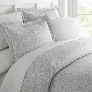 Thumbnail 1: Home Collections Home Collections Premium Soft Vine Trellis Duvet Cover Set 