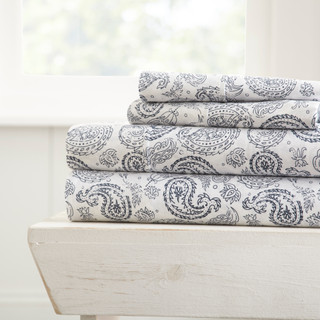 Thumbnail 1: Home Collections Home Collections Premium Ultra Soft Coarse Paisley Sheet Set 