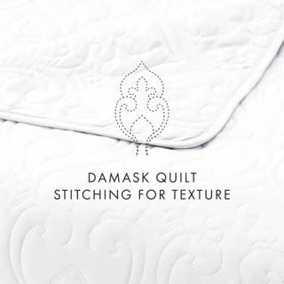 Thumbnail 36: Home Collections Home Collections Premium Soft Damask Quilted Coverlet Set 