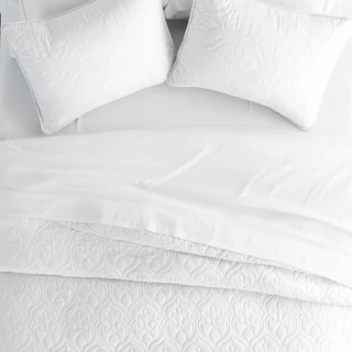 Thumbnail 12: Home Collections Home Collections Premium Soft Damask Quilted Coverlet Set 
