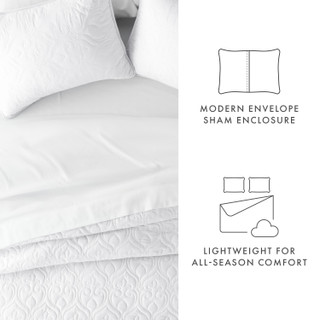Thumbnail 28: Home Collections Home Collections Premium Soft Damask Quilted Coverlet Set 