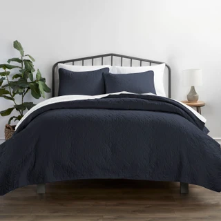 Thumbnail 2: Home Collections Home Collections Premium Soft Damask Quilted Coverlet Set 