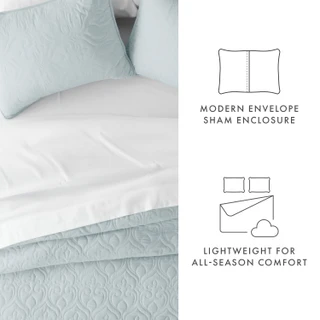 Thumbnail 28: Home Collections Home Collections Premium Soft Damask Quilted Coverlet Set 