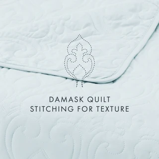 Thumbnail 36: Home Collections Home Collections Premium Soft Damask Quilted Coverlet Set 