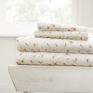 Thumbnail 6: Home Collections Home Collections Premium Ultra Soft Floral Sheet Set 