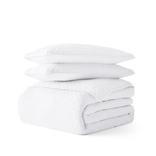 Thumbnail 20: Home Collections Home Collections Premium Soft Herring Quilted Coverlet Set 
