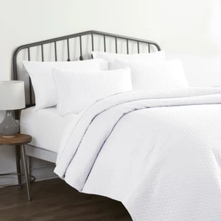Thumbnail 8: Home Collections Home Collections Premium Soft Herring Quilted Coverlet Set 