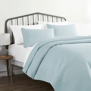 Thumbnail 8: Home Collections Home Collections Premium Soft Herring Quilted Coverlet Set 