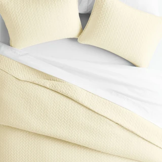 Thumbnail 8: Home Collections Home Collections Premium Soft Herring Quilted Coverlet Set 