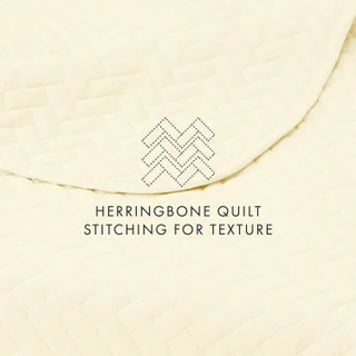 Thumbnail 32: Home Collections Home Collections Premium Soft Herring Quilted Coverlet Set 