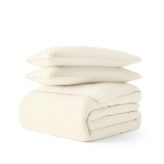 Thumbnail 5: Home Collections Home Collections Premium Soft Herring Quilted Coverlet Set 