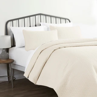 Thumbnail 2: Home Collections Home Collections Premium Soft Herring Quilted Coverlet Set 