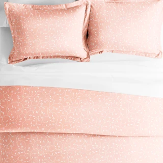 Thumbnail 12: Home Collections Home Collections Premium Soft Pink Buds Duvet Cover Set 