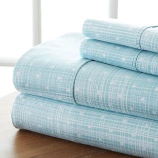 Thumbnail 1: Home Collections Home Collections Premium Ultra Soft Polka Dot Sheet Set 