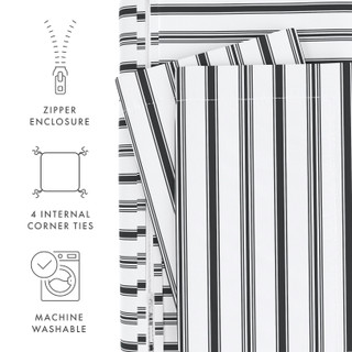 Thumbnail 32: Home Collections Home Collections Premium Soft Vertical Dream Duvet Cover Set 