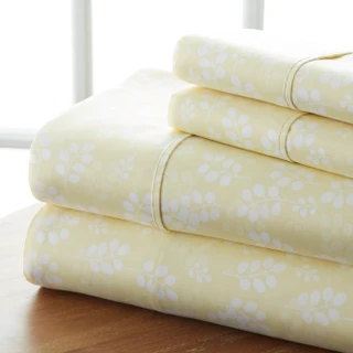 Thumbnail 6: Home Collections Home Collections Premium Ultra Soft Wheatfield Sheet Set 
