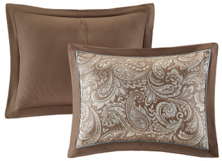 Thumbnail 55: Madison Park Madison Park Aubrey Brown 12-pc. Comforter Set 