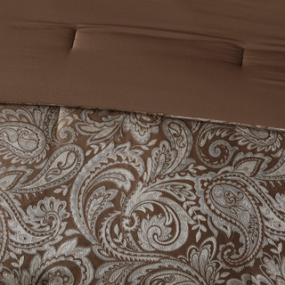 Thumbnail 15: Madison Park Madison Park Aubrey Brown 12-pc. Comforter Set 