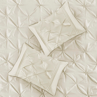 Thumbnail 30: Madison Park Madison Park Laurel Ivory 7-pc. Comforter Set 