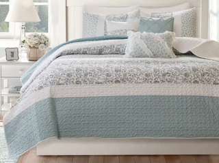 Thumbnail 4: Madison Park Madison Park Dawn 6-pc. Coverlet Set 