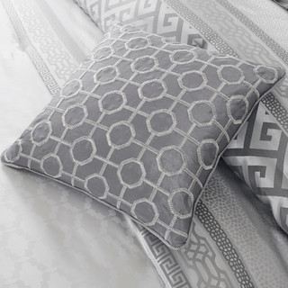 Thumbnail 20: Madison Park Madison Park Bennett Grey 7-pc. Comforter Set 