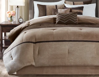Thumbnail 8: Madison Park Madison Park Palisades Brown 7-pc. Comforter Set 