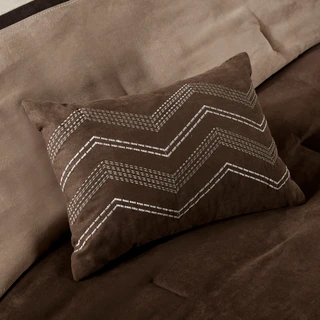 Thumbnail 16: Madison Park Madison Park Palisades Brown 7-pc. Comforter Set 