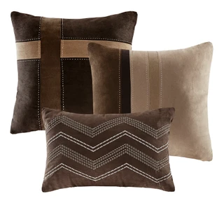Thumbnail 24: Madison Park Madison Park Palisades Brown 7-pc. Comforter Set 