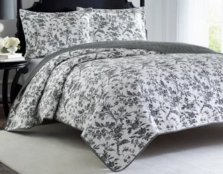 Thumbnail 4: Laura Ashley Laura Ashley Amberley Quilt Set 