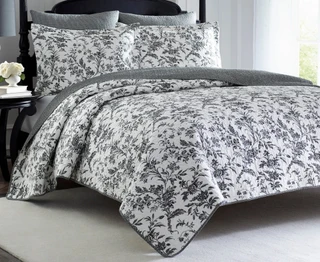 Thumbnail 12: Laura Ashley Laura Ashley Amberley Quilt Set 