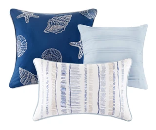 Thumbnail 18: Madison Park Madison Park Marina 6-pc. Coverlet Set 