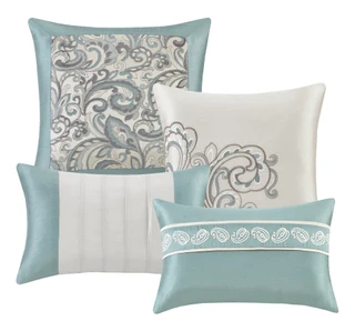 Thumbnail 16: Madison Park Madison Park Brystol 24-pc. Room In A Bag Comforter Set 