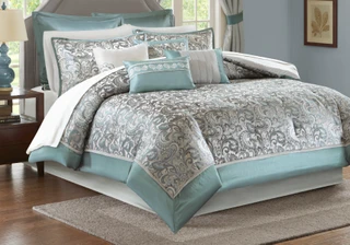 Thumbnail 4: Madison Park Madison Park Brystol 24-pc. Room In A Bag Comforter Set 