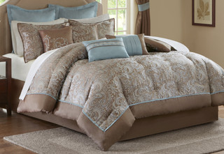 Thumbnail 4: Madison Park Madison Park Brystol 24-pc. Room In A Bag Comforter Set 