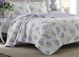Thumbnail 4: Laura Ashley Laura Ashley Keighley Quilt Set 