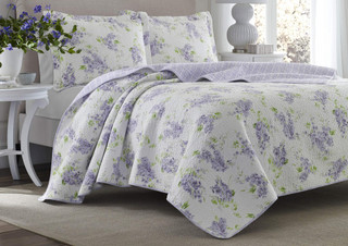Thumbnail 16: Laura Ashley Laura Ashley Keighley Quilt Set 