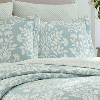 Thumbnail 12: Laura Ashley Laura Ashley Rowland Quilt Set 