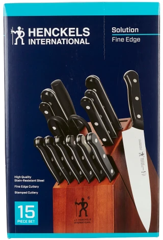 Thumbnail 4: Henckels J.A. Henckels 15-pc. Solution Fine Edge Knife Block Set 